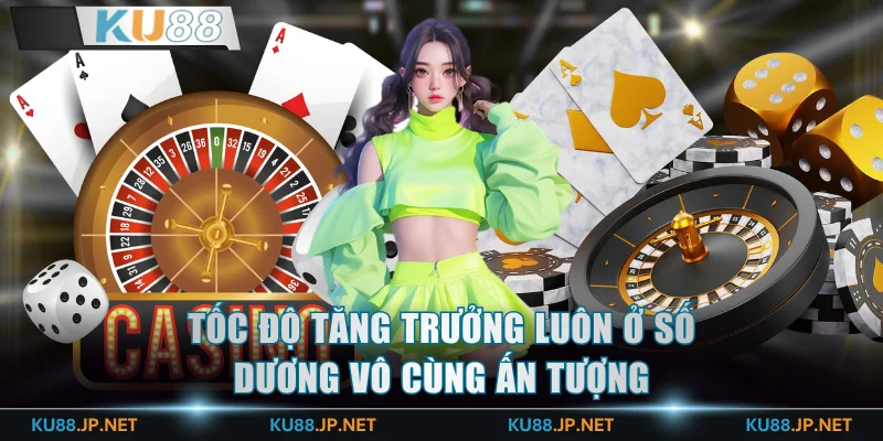 Tốc độ tăng trưởng luôn ở số dương vô cùng ấn tượng
