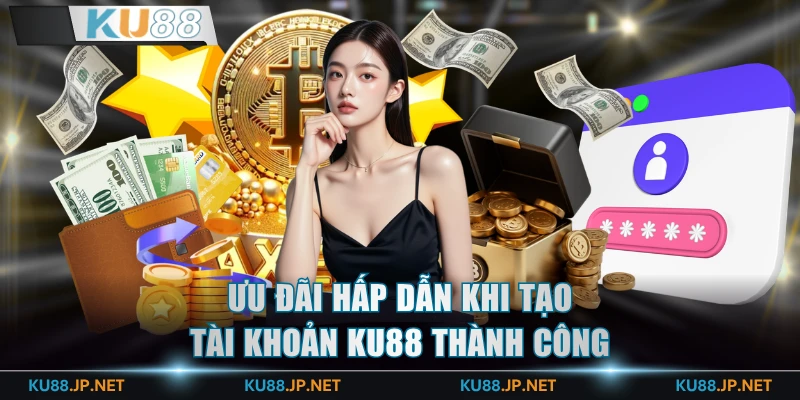 Ưu đãi hấp dẫn khi tạo tài khoản KU88 thành công